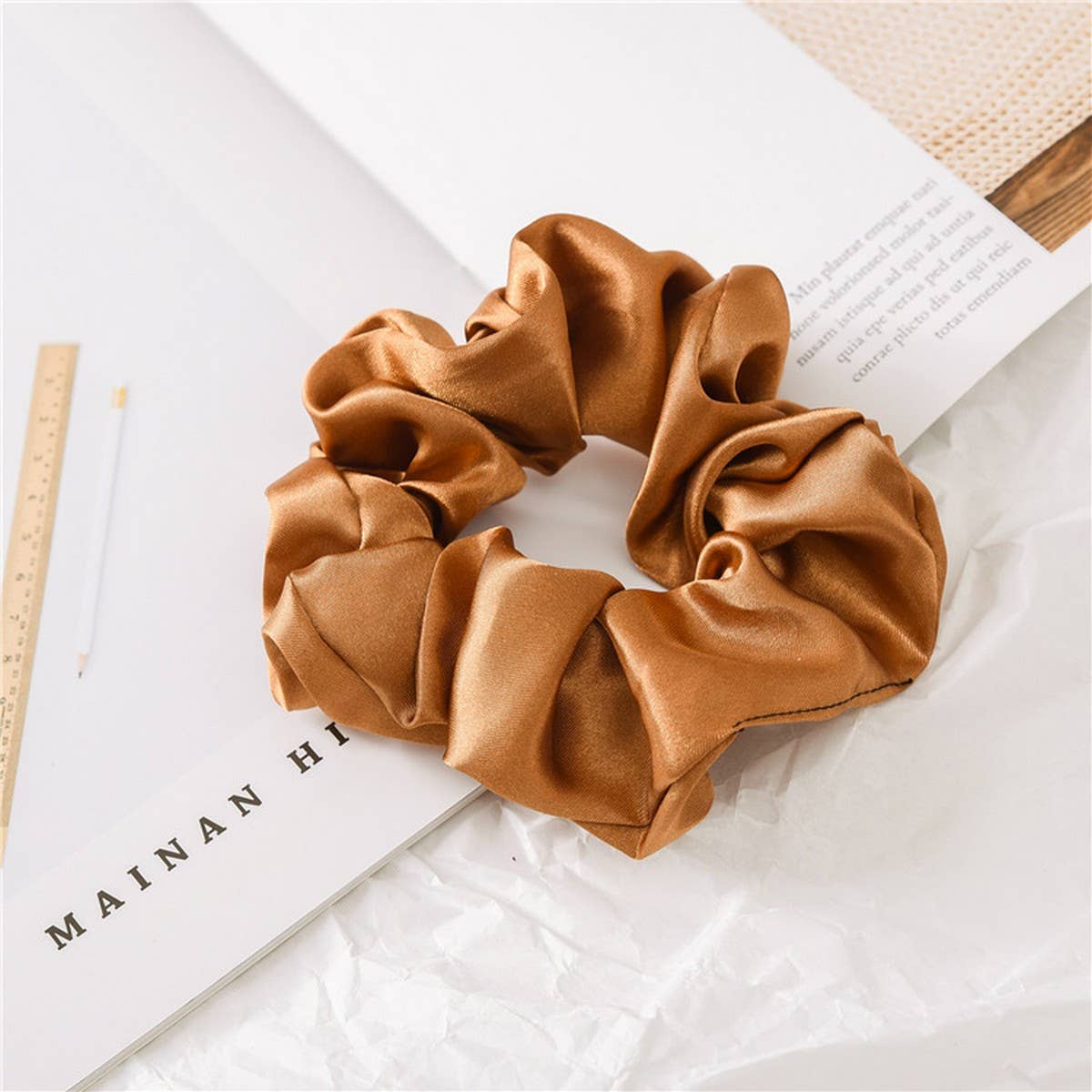 FABRIC LARGE INTESTINE HAIRBAND HAIR ACCESSORIES_CWAHA4155