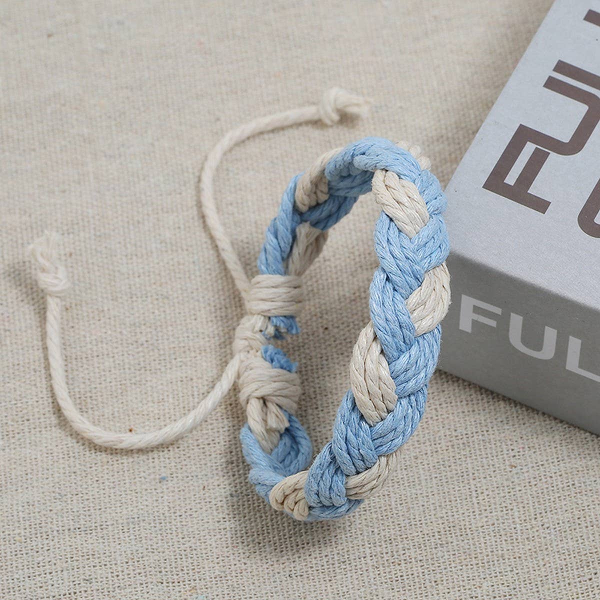 NEW SIMPLE COLORFUL HEMP ROPE COUPLE BRACELET