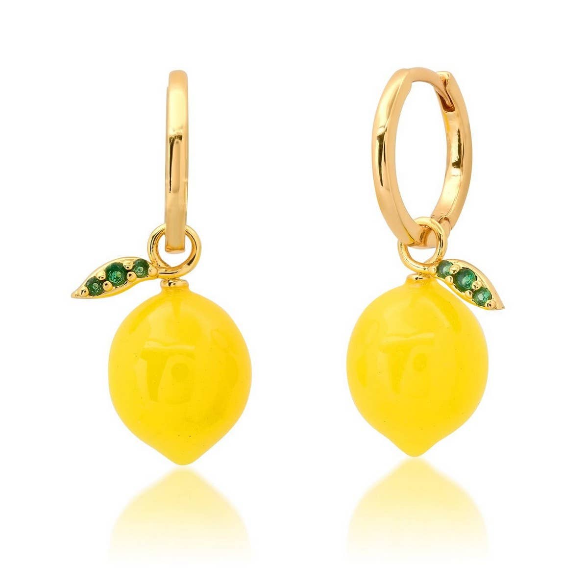Fresh Fruit Veggie 18K Gold Plated Earrings