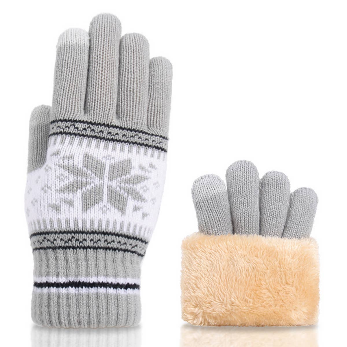 DOUBLE-LAYER COLD-PROOF WARM KNITTED GLOVES_CWAG0131