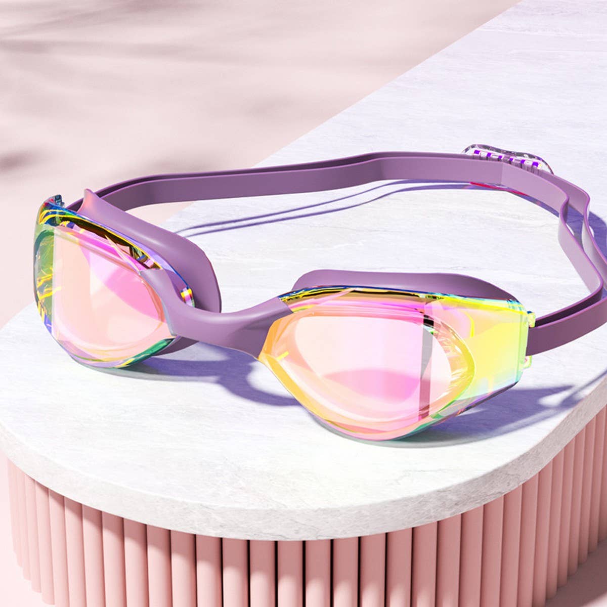 Pro Anti-Fog Swim Goggles for Adults ??œRacing Style_CWMM6637