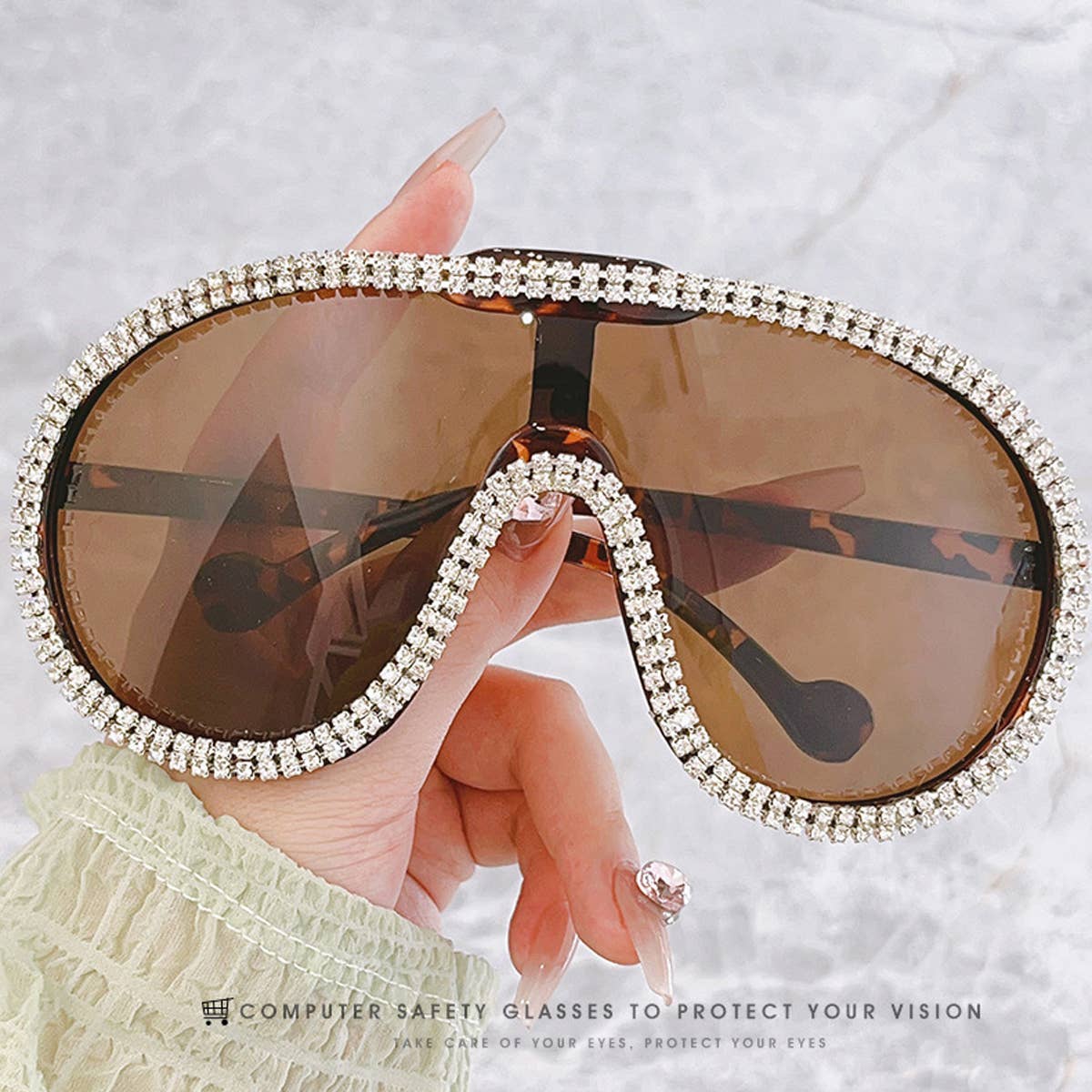 FASHIONABLE DIAMOND Y2K SUNGLASSES