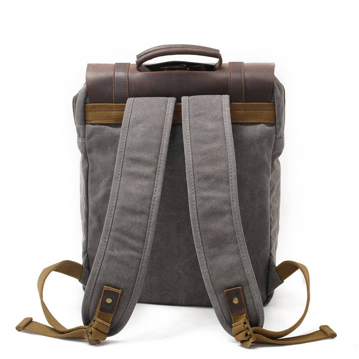 Men¡¯s Retro Canvas Travel Laptop Backpack_CWAB5533