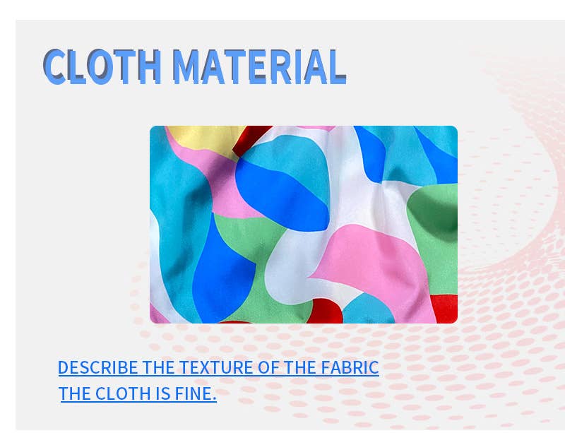 Drawstring print waist dress