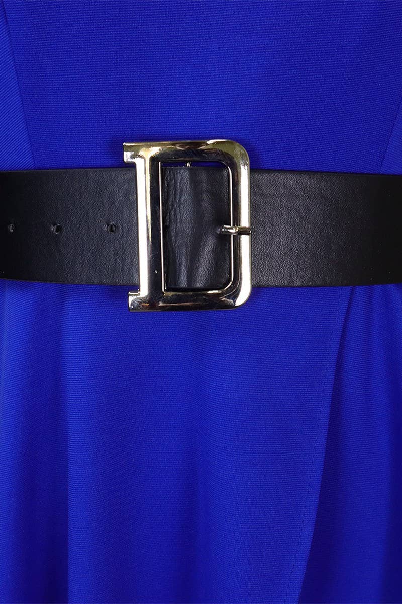 CWDSD3579_PLUS SIZE BELL SLEEVE SOLID COLOR MIDI DRESS