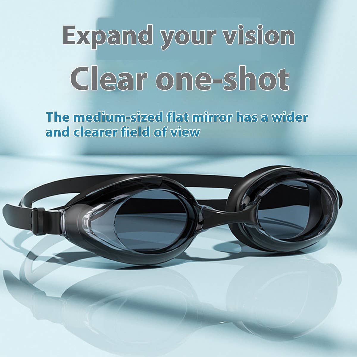 Adult HD Anti-Fog Prescription Swim Goggles_CWMM6626