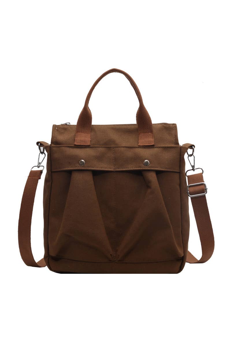 WRINKLED POCKET LARGE CANVAS MESSENGER BAG_CUAB0100