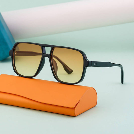 DOUBLE BRIDGE LARGE FRAME DRIVING SUNGLASSES