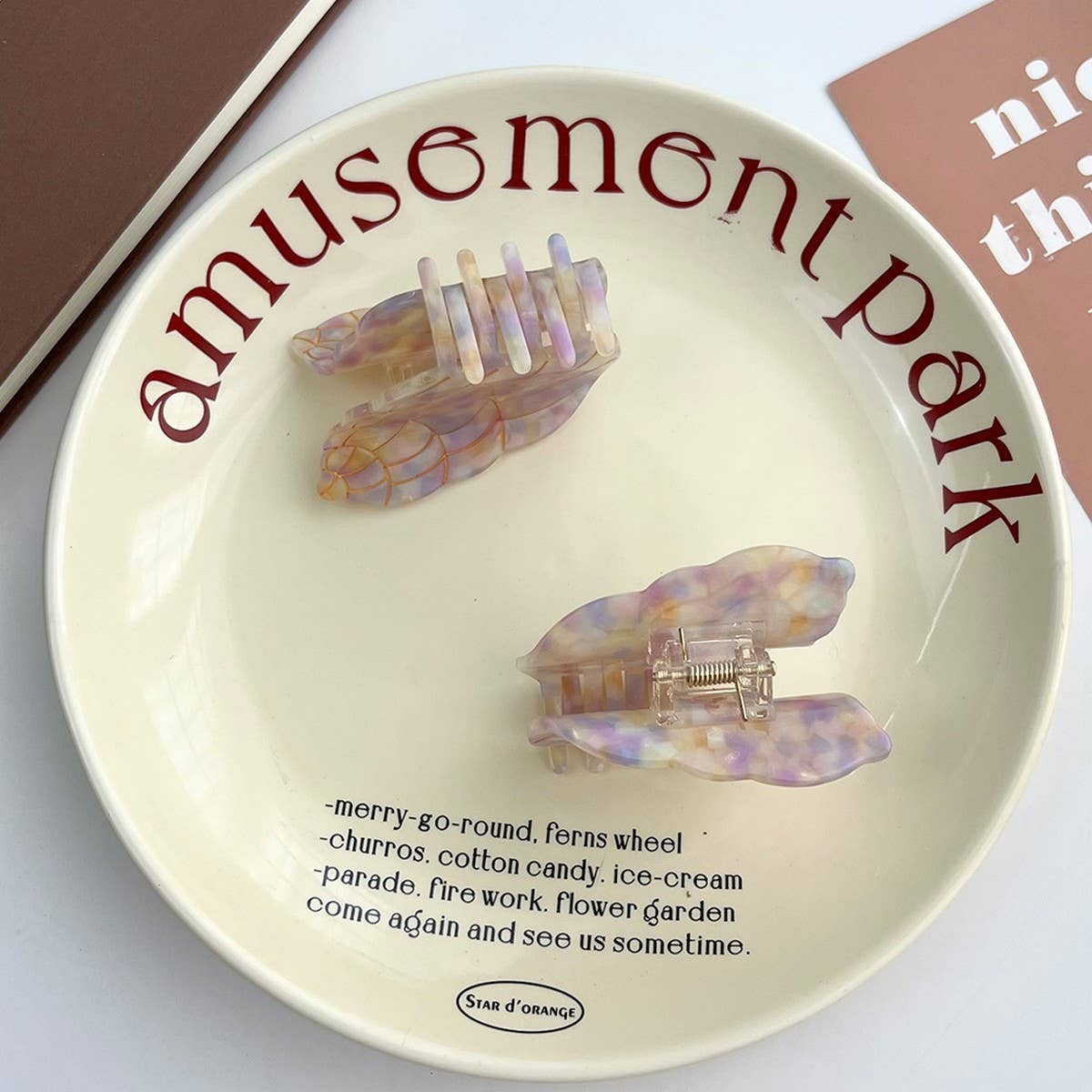 Elegant Acetate Seashell Hair Claw Clip ? Summer