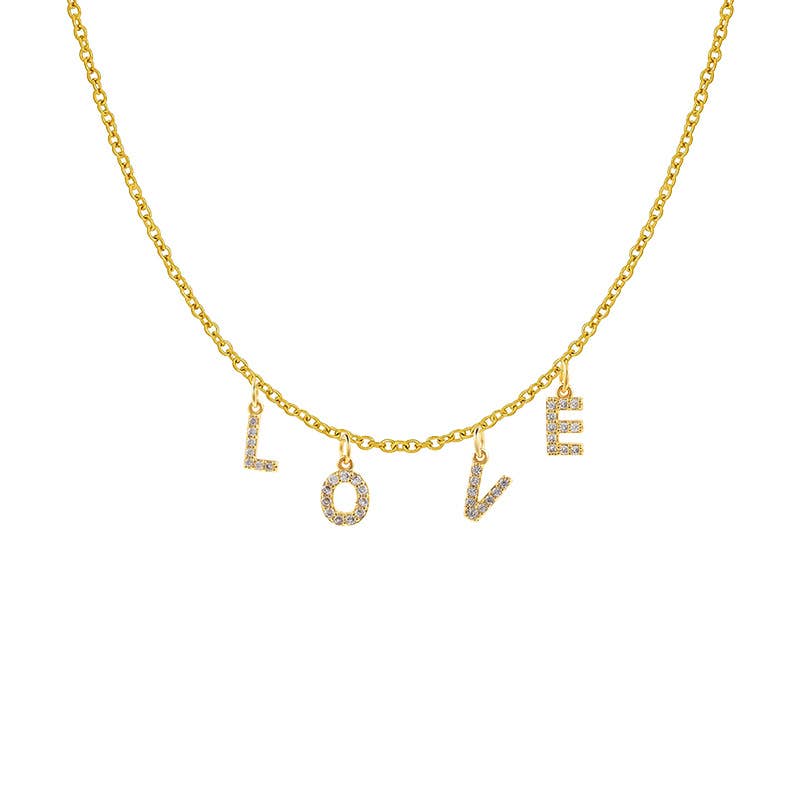MAMA NANA LOVE English letter necklace
