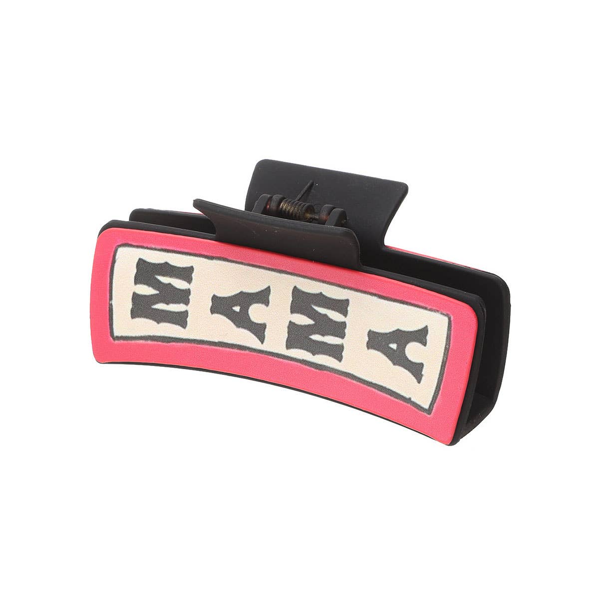 Western Cactus Sunflower Hair Claw - Leather Clip