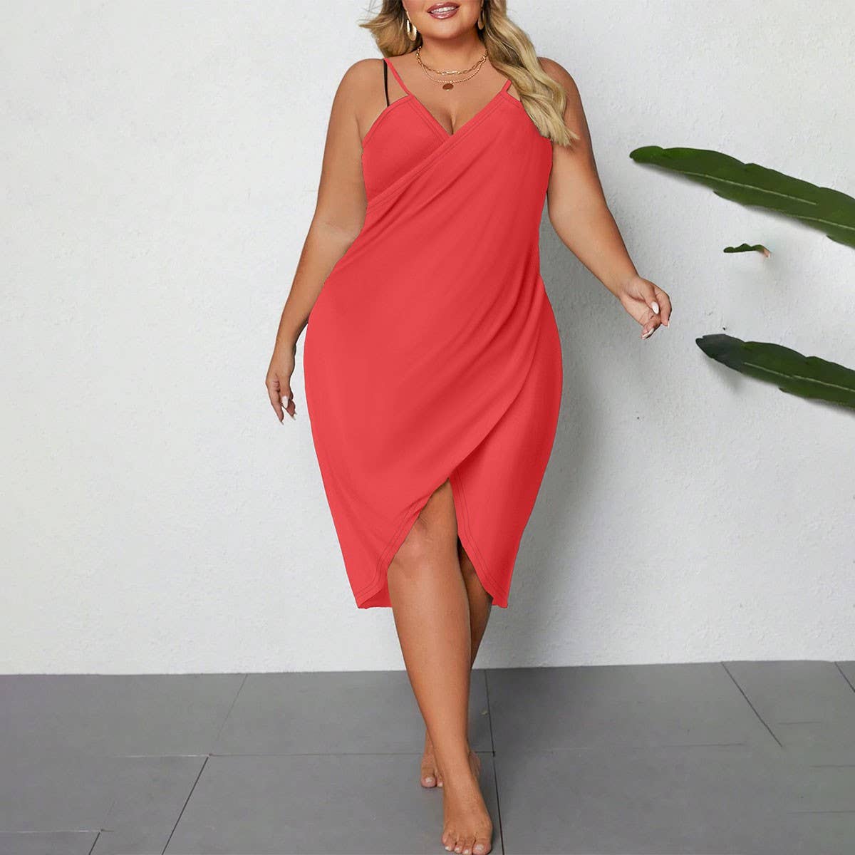 Sexy Swim Cover-Up Dress, One-Piece for Beach