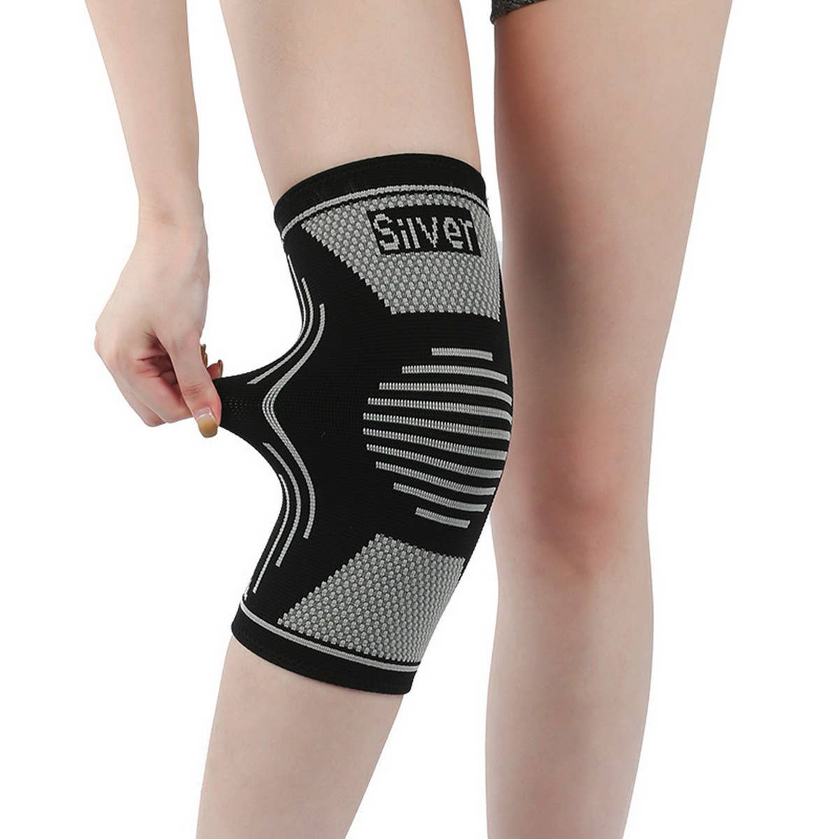 Silver Fiber Sports Knee Brace,Odor-Free&Breathable