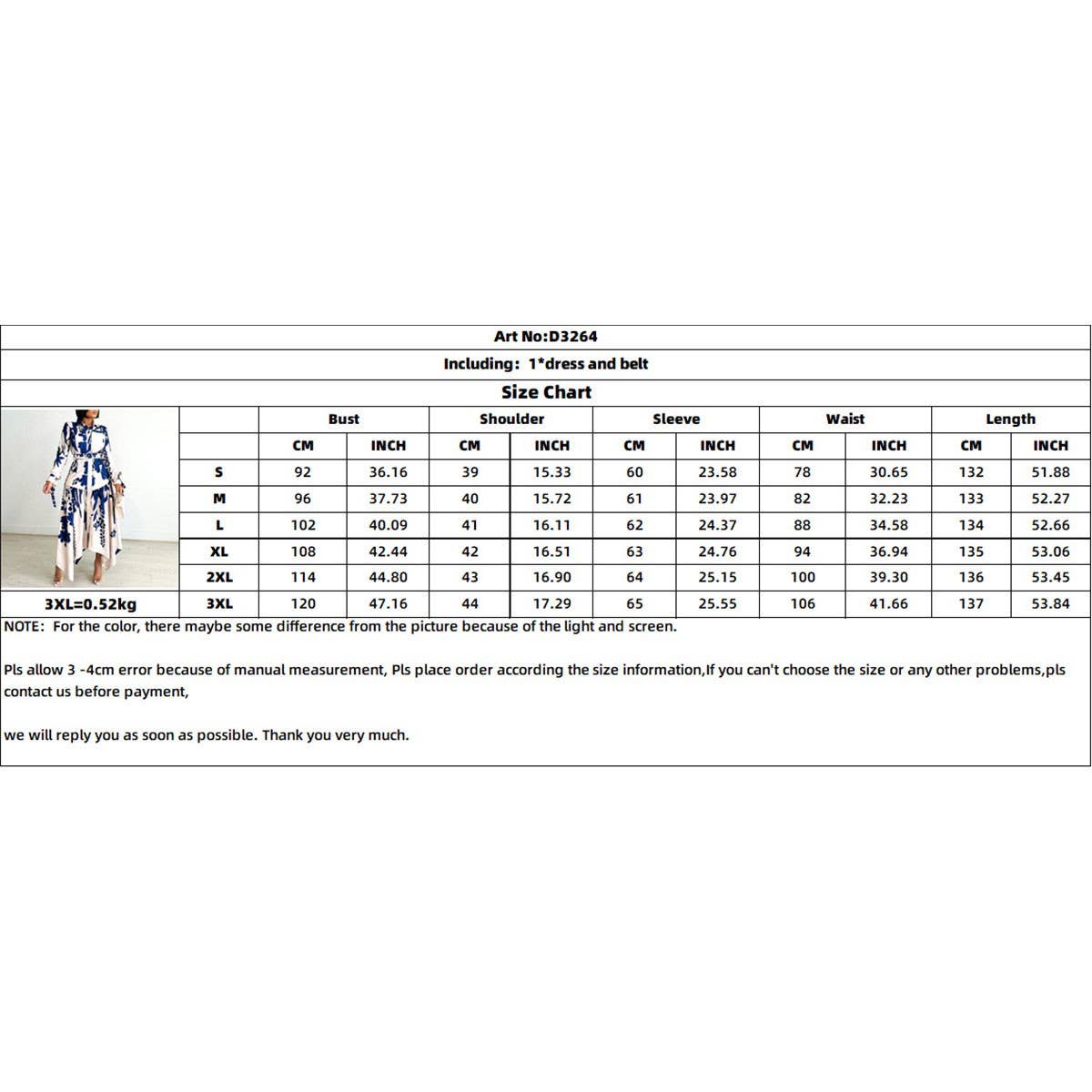 TEMPERAMENT PRINTED IRREGULAR LAPEL DRESS