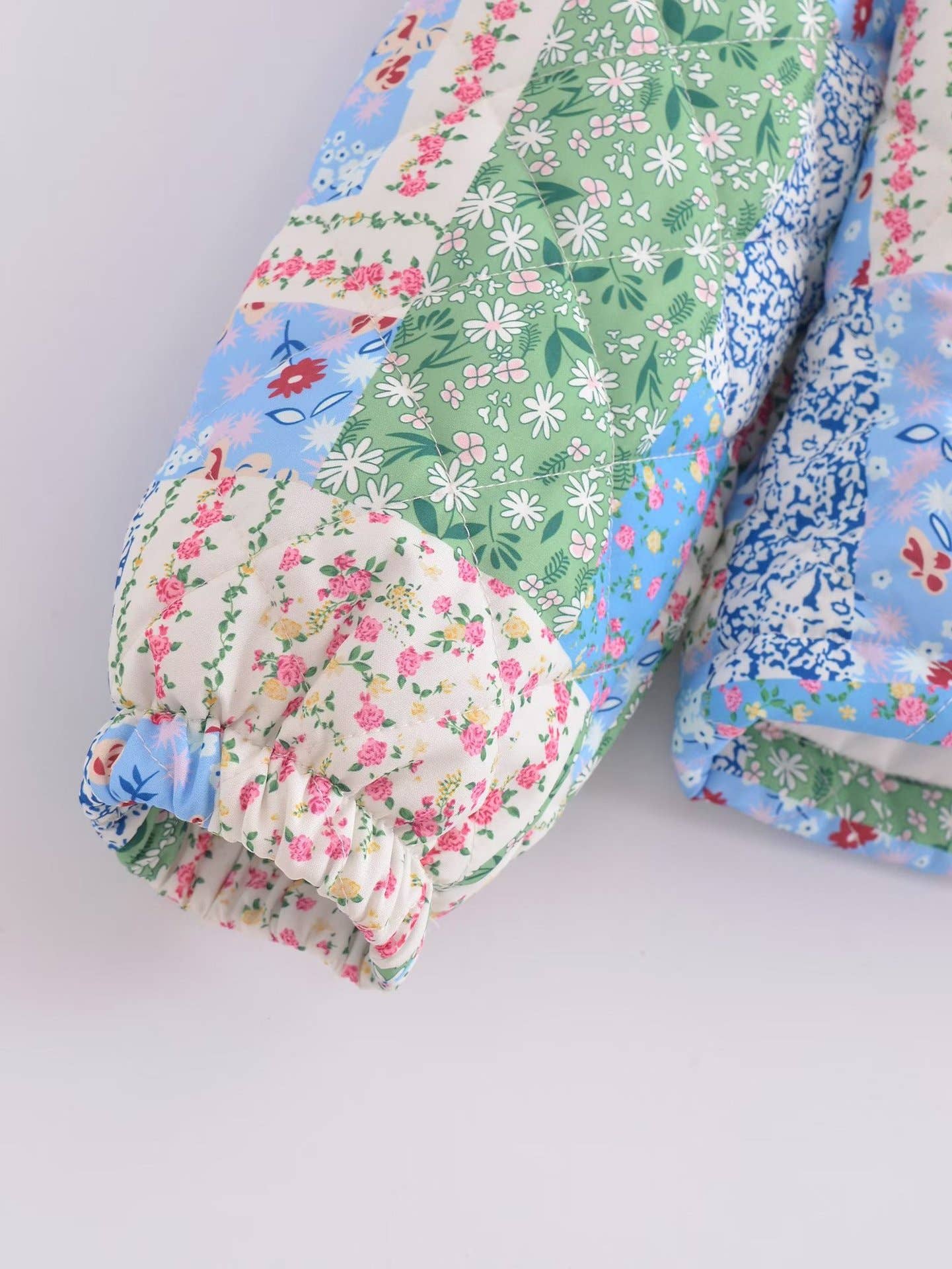 STREET FASHION PRINTED COTTON-PADDED JACKET