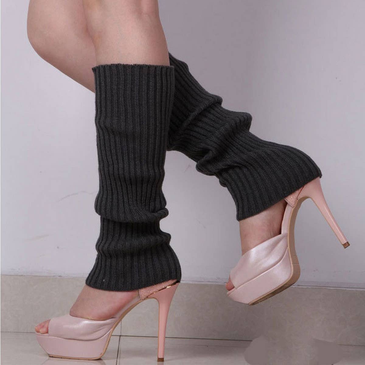 SOLID COLOR KNIT LEGWARMERS_CWMS0306