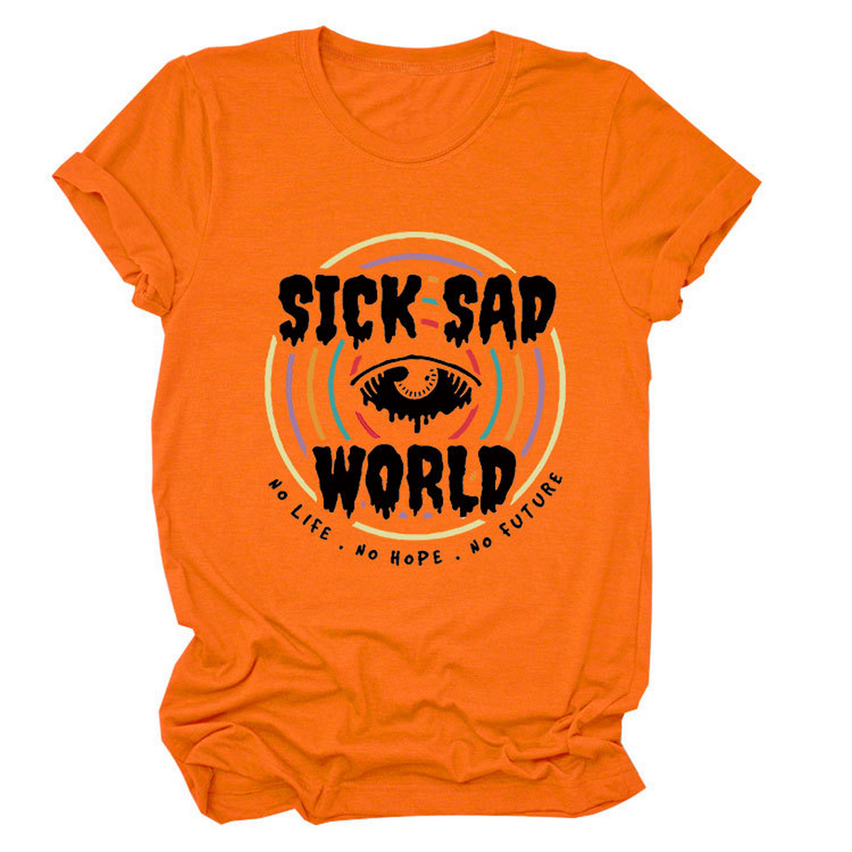 Simple Crew Neck Tee ??Comfortable Fit_CWTTS1532