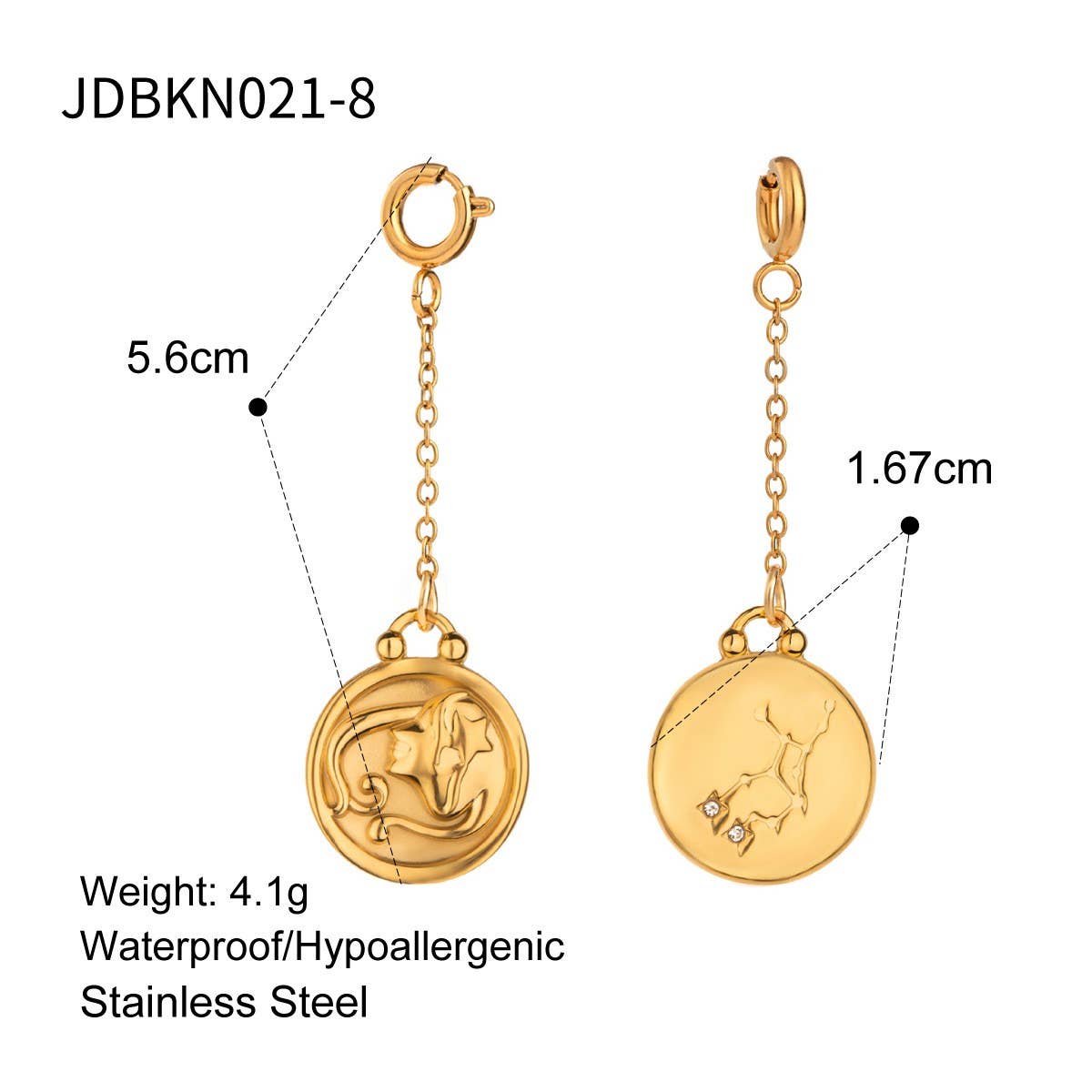 JEWELRY TWELVE CONSTELLATIONS BIKINI DIY PENDANT