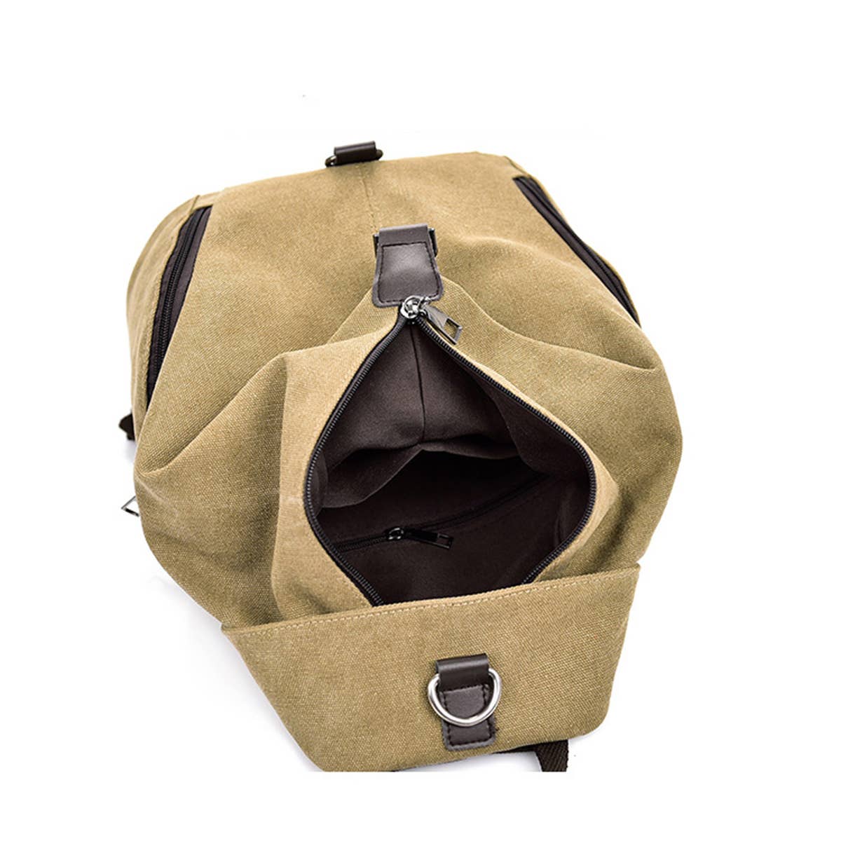 VINTAGE BACK-TO-SCHOOL CASUAL TRAVEL CANVAS BAG_CWAB2211