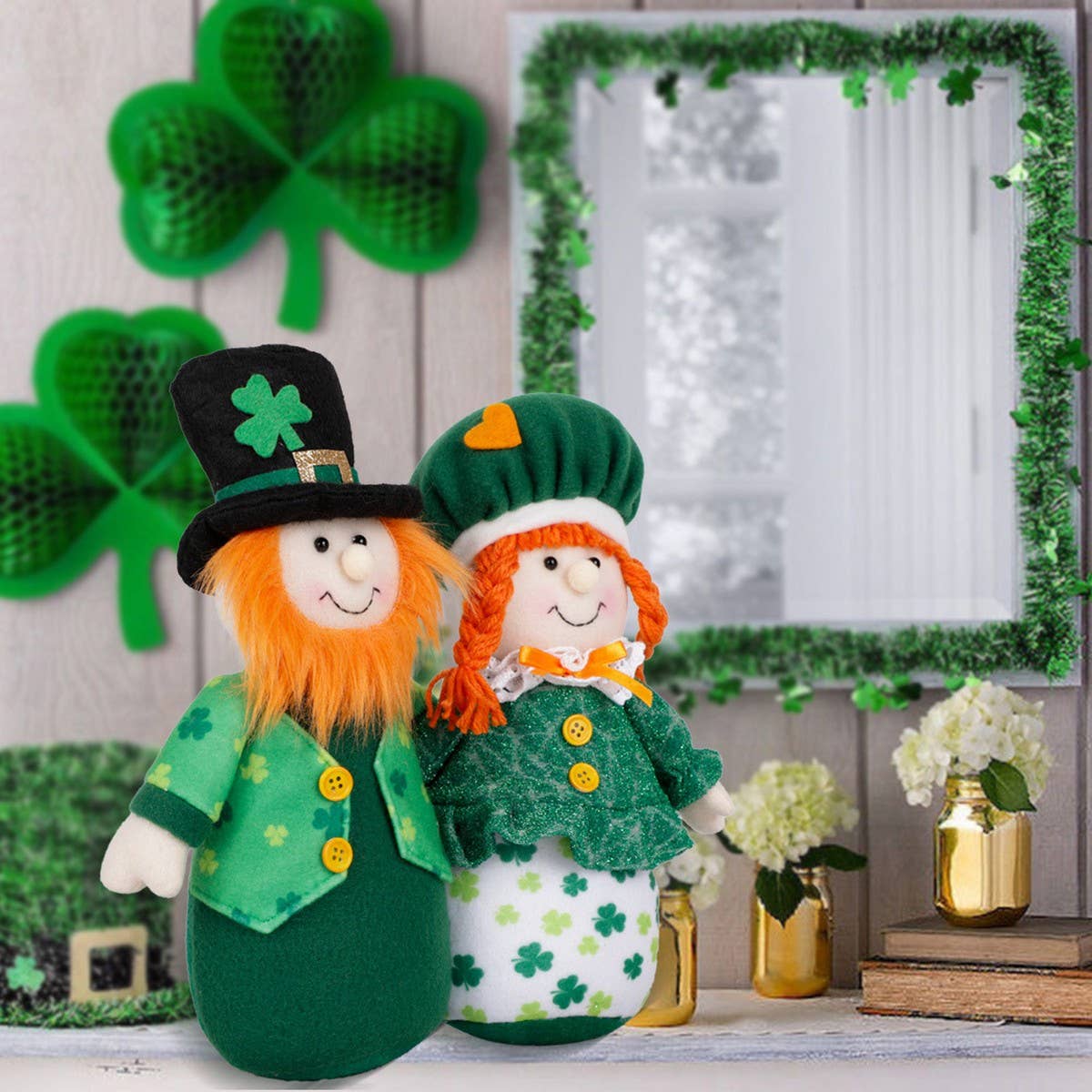 GREEN LEAF FESTIVAL DOLL DOLL ST. PATRICK'S DAY