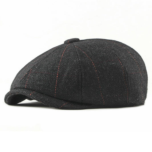 RETRO AUTUMN AND WINTER NEW CASUAL FLAT CAP_CWAH1904