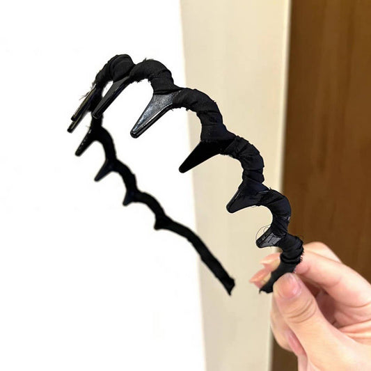 SIMPLE NON-SLIP TOOTHED WAVY HEADBAND_CWAHA2844