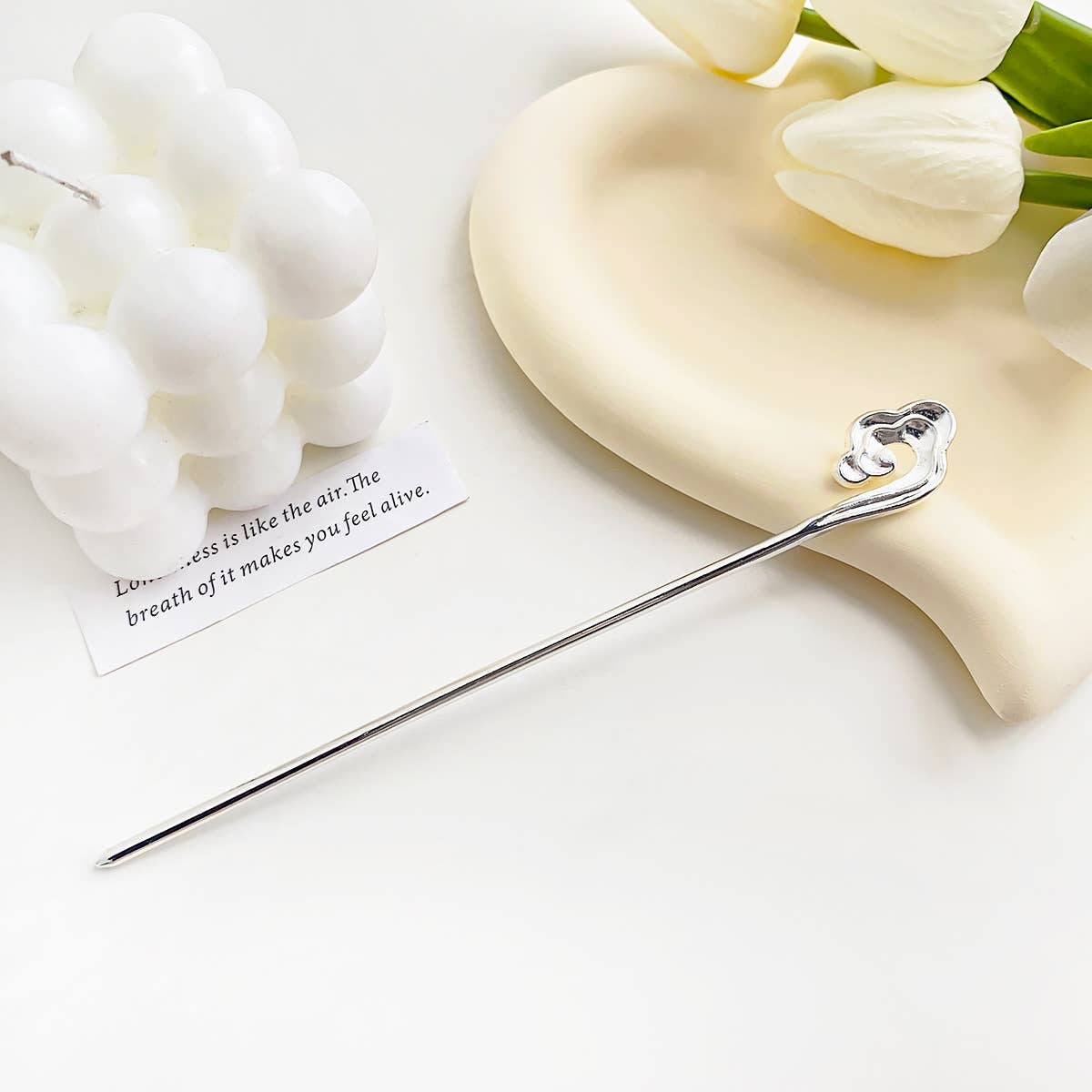 Simple metal hairpins ancient-style accessories