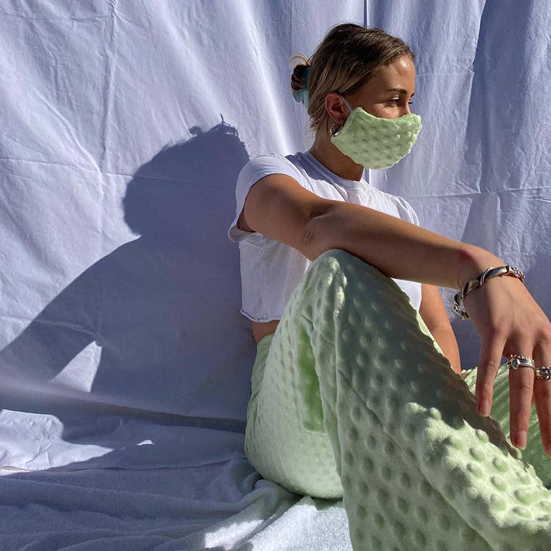 HIGH-WAISTED BAGGY BUBBLE STREET STYLE SLACKS