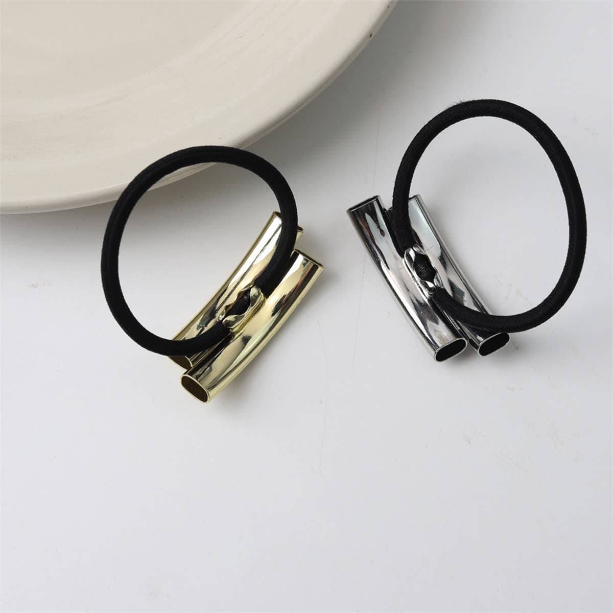 DURABLE SIMPLE ROUND TUBE HAIR SCRUNCHIES