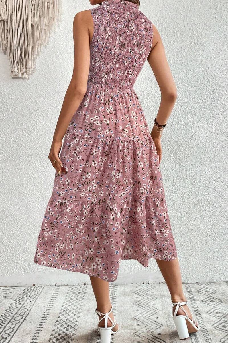 CWDMD00984_NEW SUMMER SLEEVELESS LONG DRESS