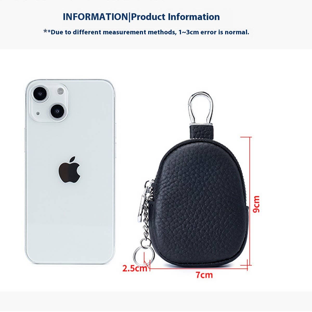 Small Leather Key Organizer Coin Wallet_CUAB00366