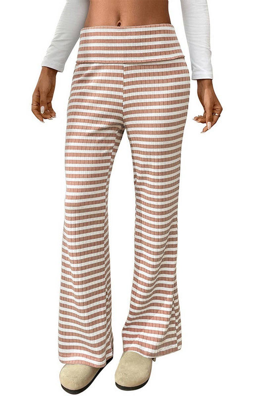 CWBLP00970_CASUAL STRAIGHT-LEG STRIPED LOUNGE PANTS
