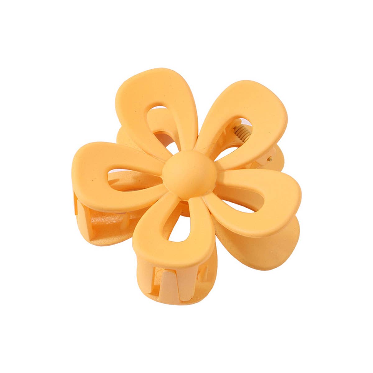 Matte Acrylic Flower Hair Claw Clip for Women_CWAHA0404