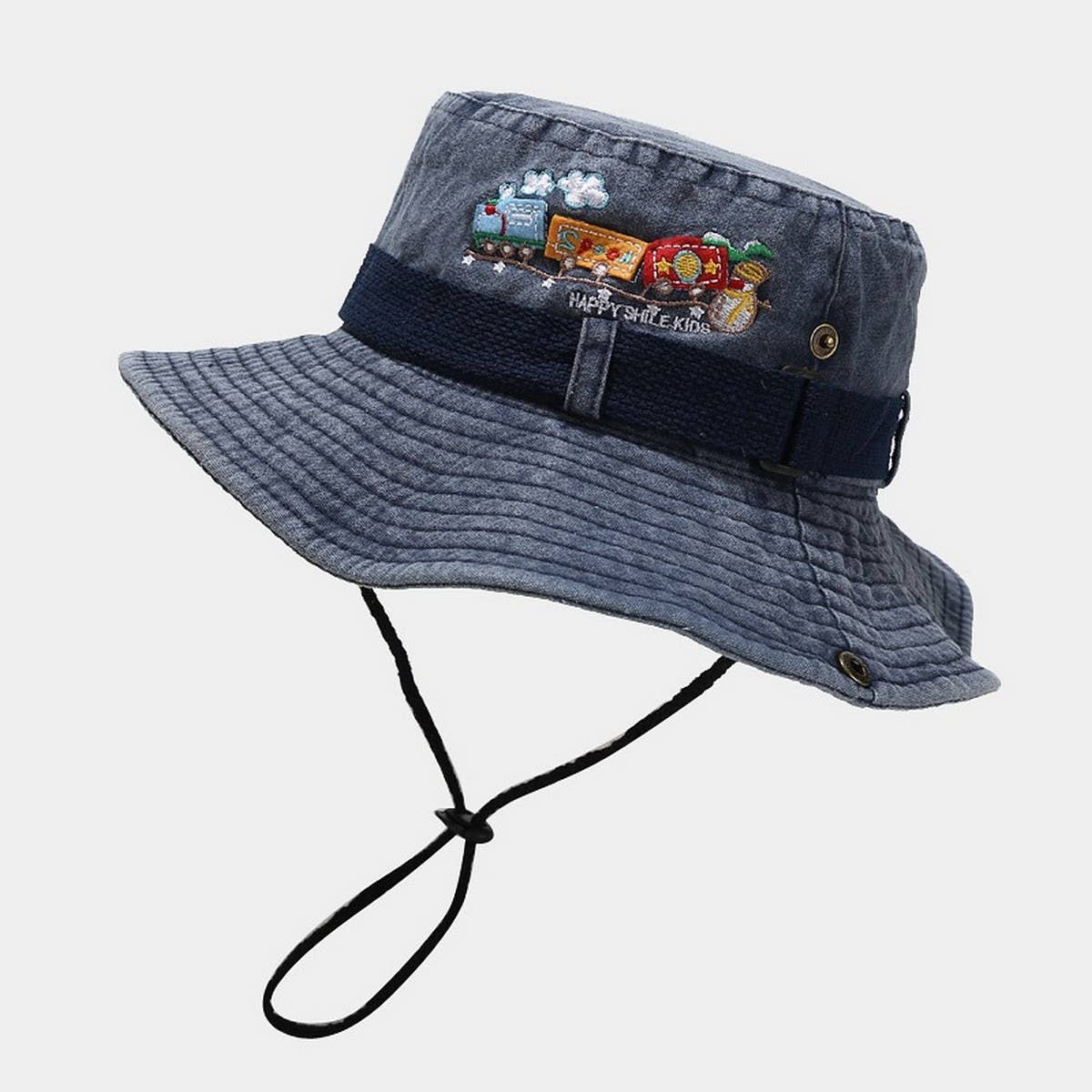 Vintage Embroidered Cowboy Bucket Hat_CWAH3834