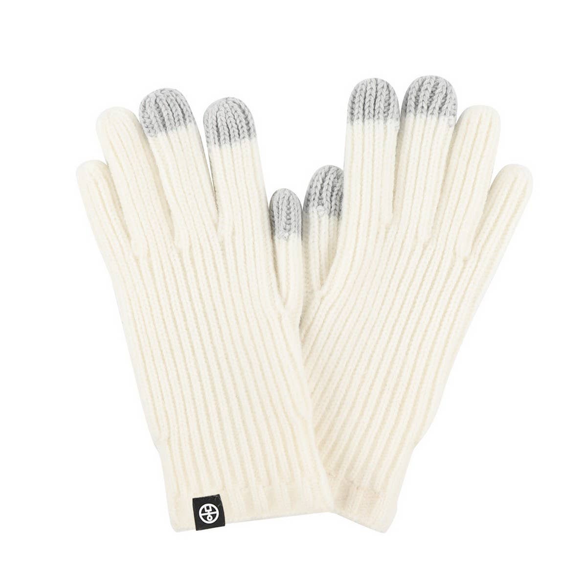 SOLID COLOR VERTICAL STRIPED TOUCH SCREEN GLOVES_CWAG0386