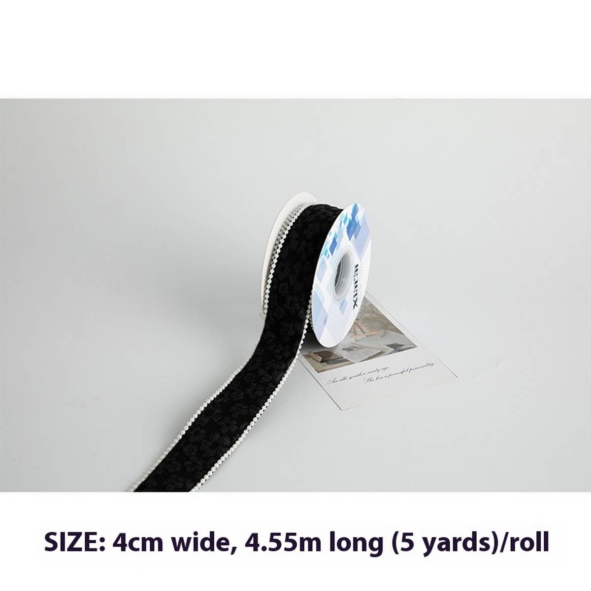 DIY FLORAL RIBBON WITH THREE-DIMENSIONAL PATTERN