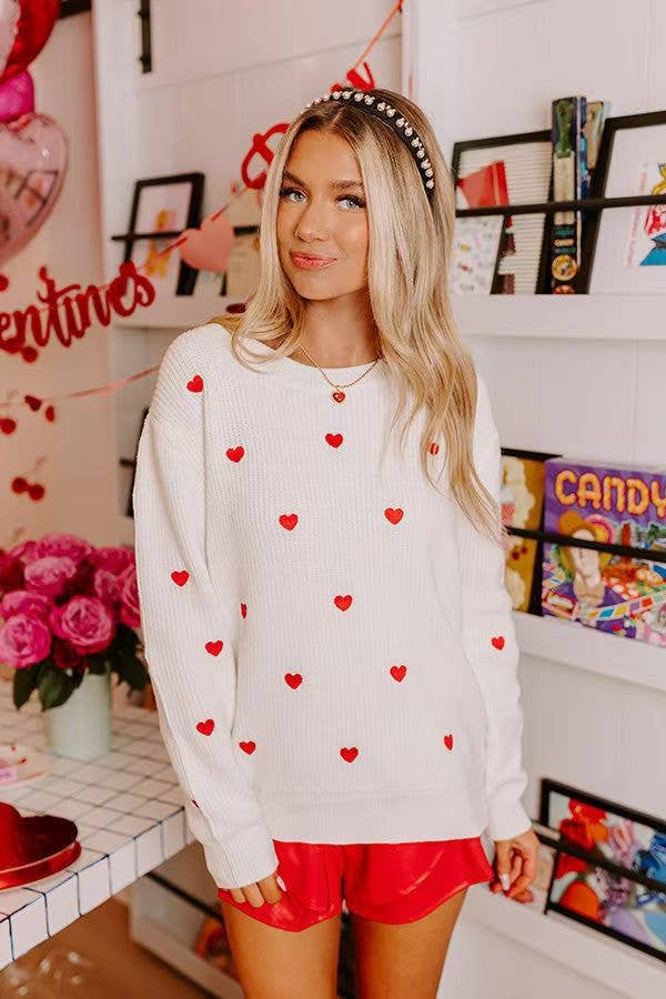 VALENSTINE'S DAY LOVE JACQUARD JUMPER