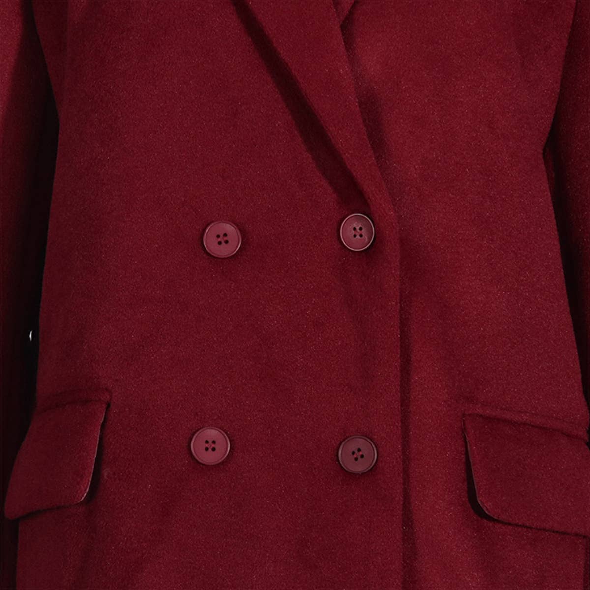 Elegant V-Neck Wool Jacket ? Spring Loose Fit