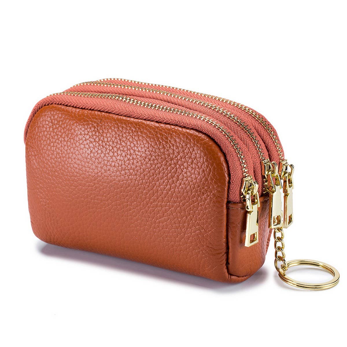 MULTIFUNCTIONAL HEADER COWHIDE MINI COIN PURSE_CWAB3893