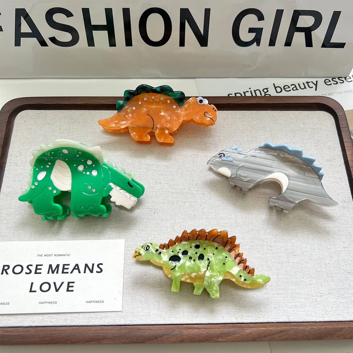 New Cartoon Dinosaur Hair Clip ? Stegosaurus