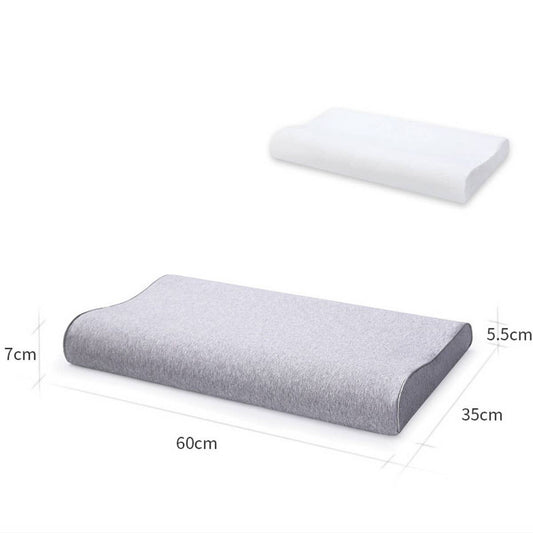 Low Profile Wave Memory Foam Pillow, 3D Design