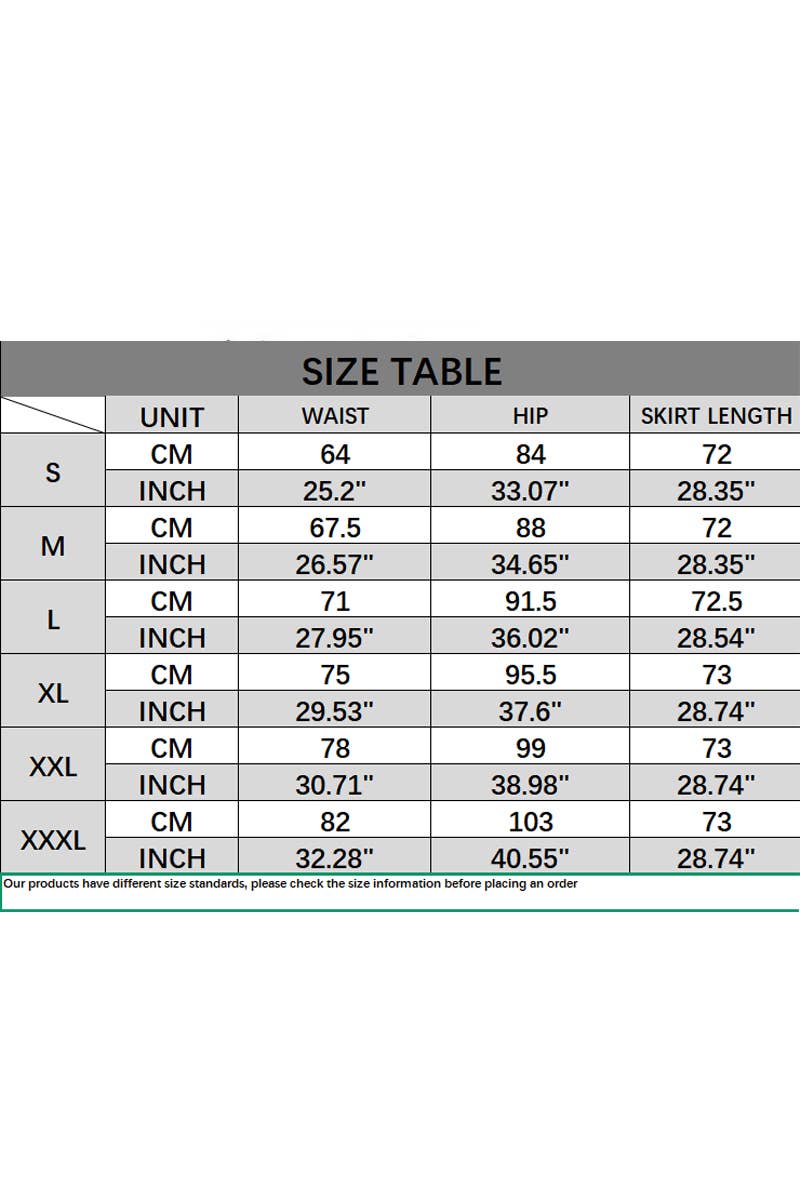 CWBLS00689_SPRING AND AUTUMN SLIT HIGH WAIST A-LINE SKIRT