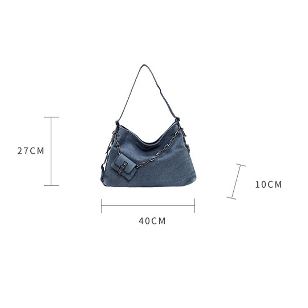 2024 NEW RETRO DENIM COMMUTER TOTE BAG_CWAB3265