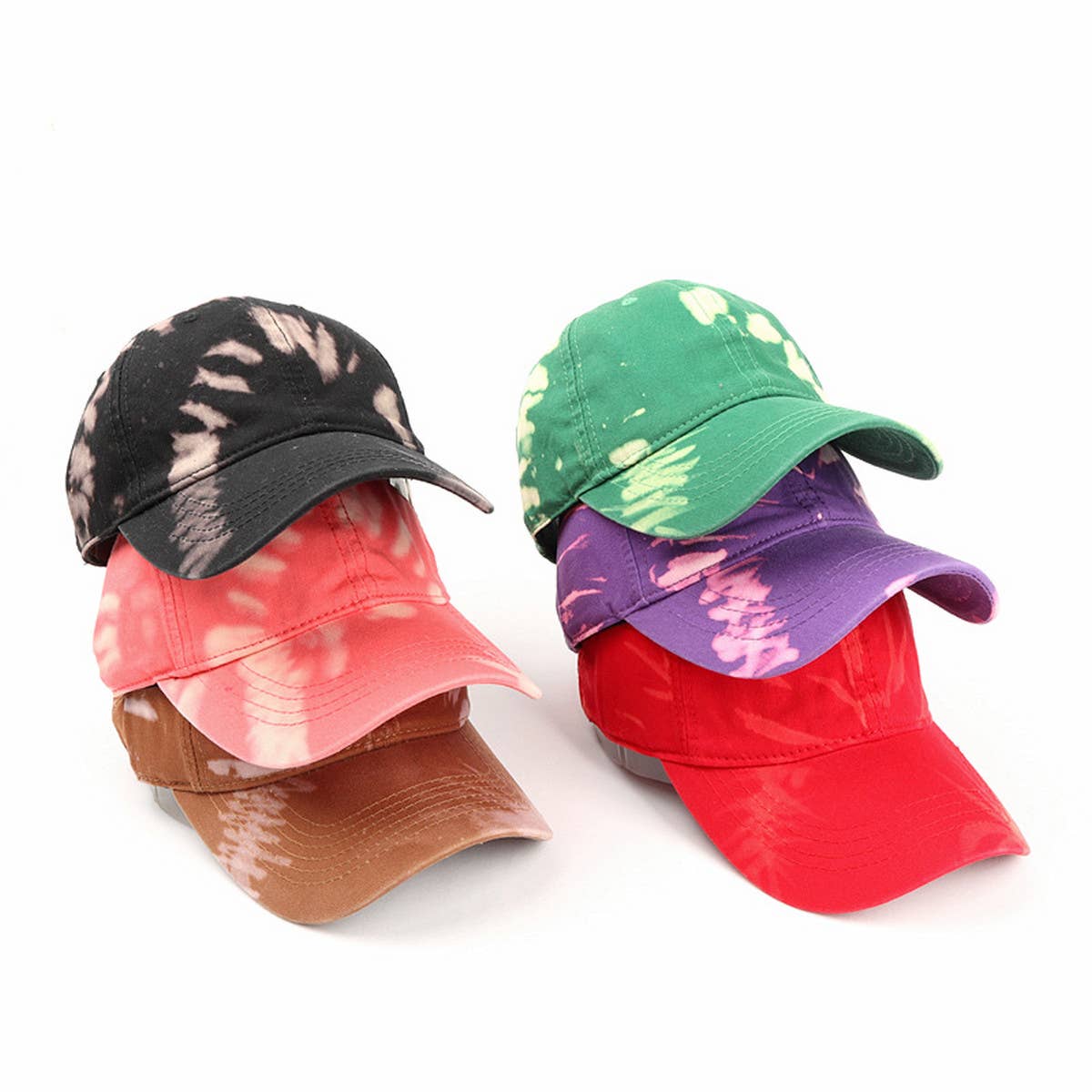 Trendy Tie-Dye Baseball Cap for Men & WomenCWAH1146