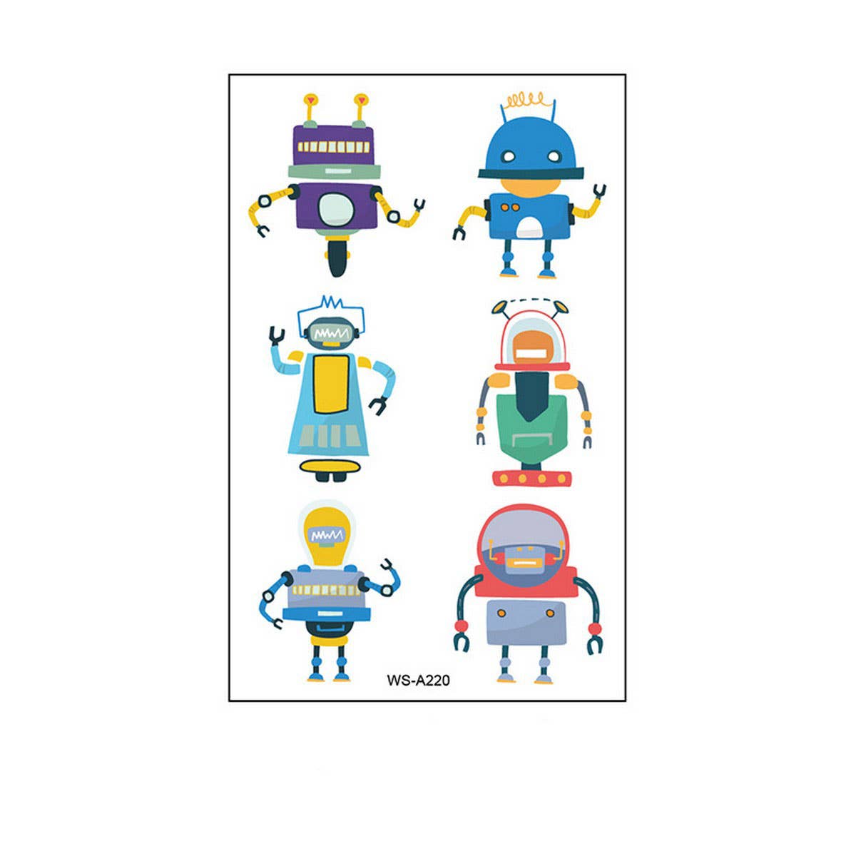 Cute Waterproof Temporary Tattoo Stickers Set