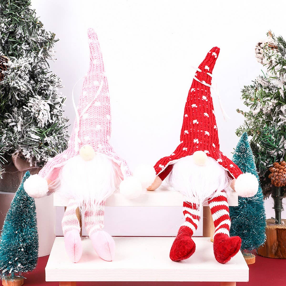 CHRISTMAS DECORATION FOREST OLD MAN FIGURINE