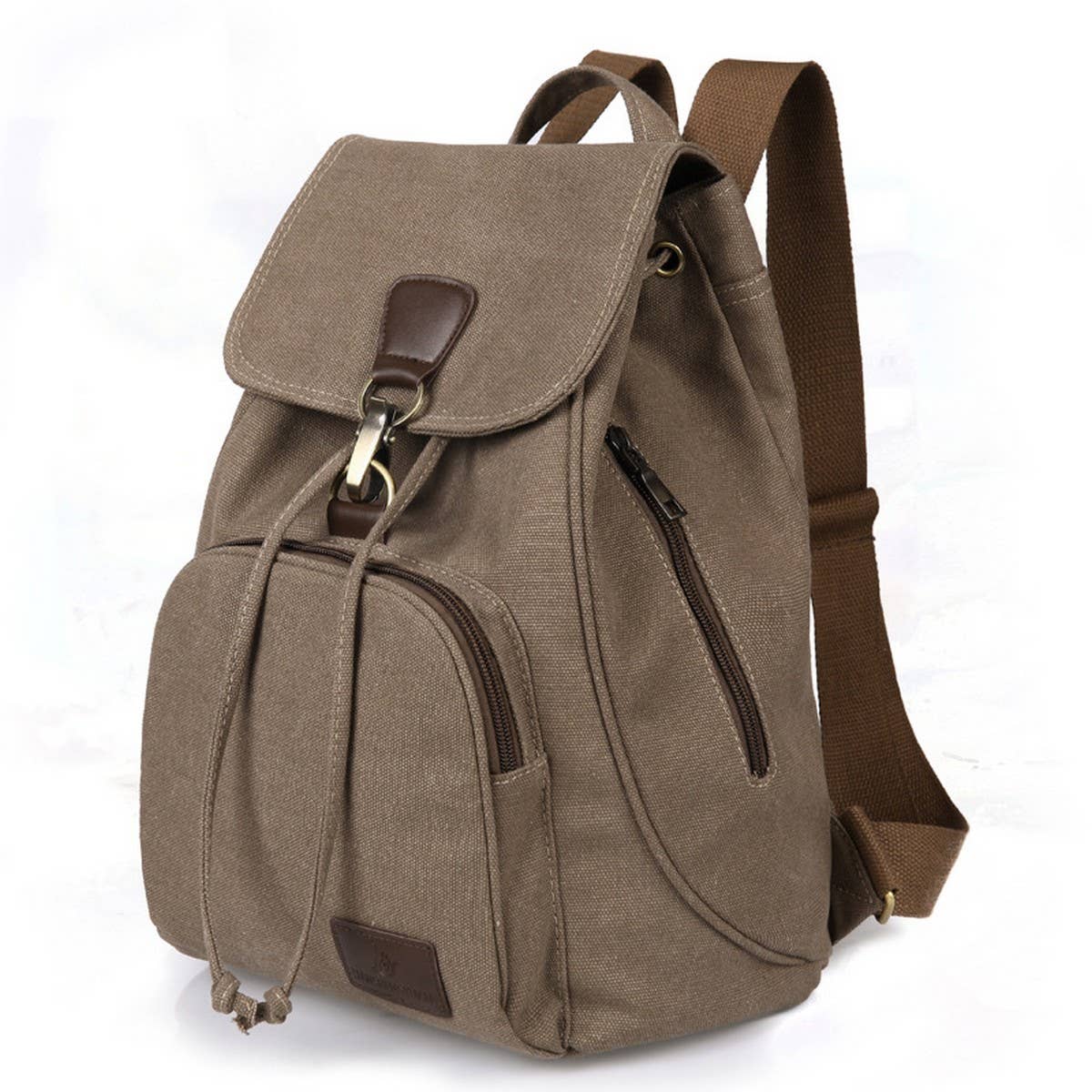 BACK-TO-SCHOOL CANVAS BACKPACK,LAPTOP COMPARTMENT_CWAB2212