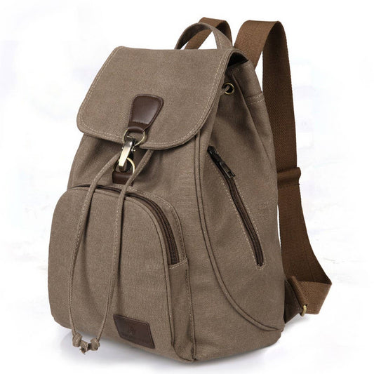 BACK-TO-SCHOOL CANVAS BACKPACK,LAPTOP COMPARTMENT_CWAB2212