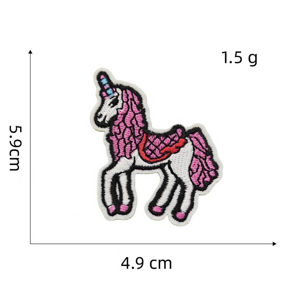NEW PINK CARTOON EMBROIDERED CLOTH PATCH