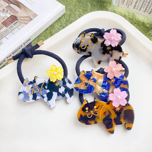 SWEET AND CUTE CAT HAIR ROPE_CWAHA0810